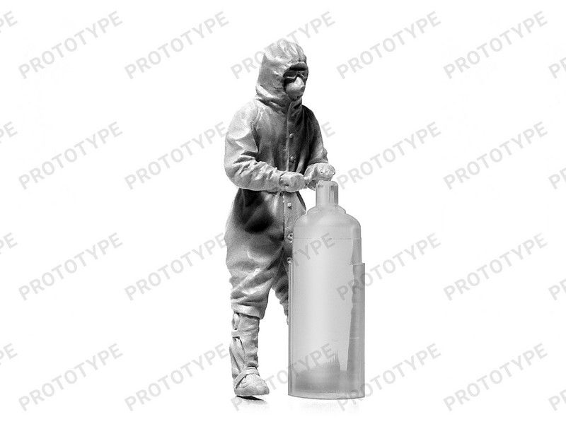 Сборная модель 1:35 фигур Дезактиваторы (Чернобыль) ICM35904 фото