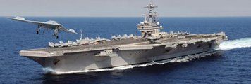 Збірна модель 1:720 авіаносця USS 'George H.W. Bush" Italeri, флот і військові кораблі ITL5534 фото