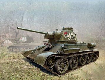 Збірна модель 1:35 танка Т-34/76 (1943 р.) ICM, танки і САУ ICM35366 фото