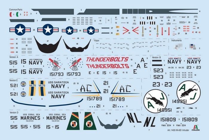 KA-6D Intruder - 1:72 ITL1405 фото