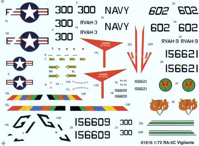 RA-5C Vigilante - 1:72 TRU01616 фото