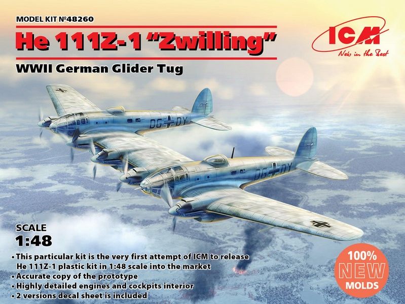 He 111Z-1 - 1:48 ICM48260 фото