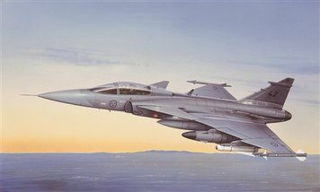 Сборная модель Italeri jAS-39A Gripen - 1:48 пластиковая, геликоптеры и вертолеты ITL2638 фото