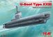Збірна модель 1:144 підводного човна U-boat Type XXIII ICMS004 фото 1