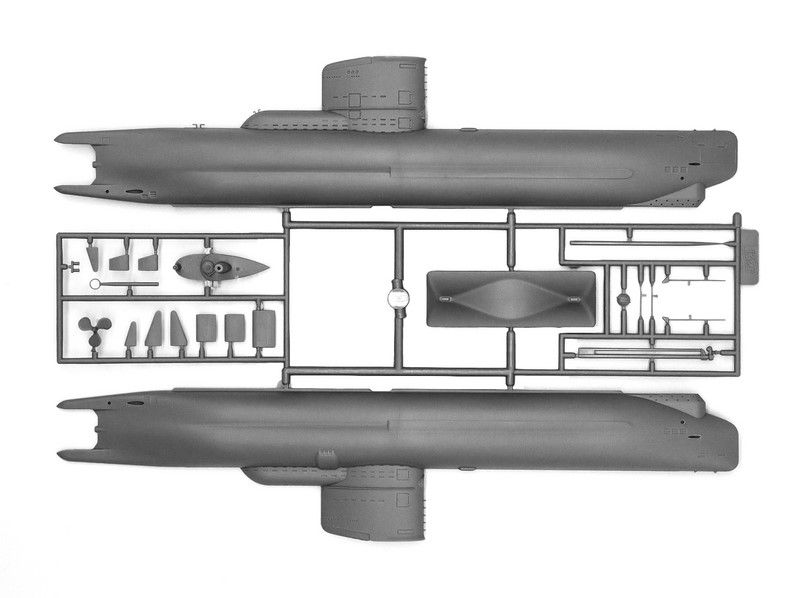 Збірна модель 1:144 підводного човна U-boat Type XXIII ICMS004 фото