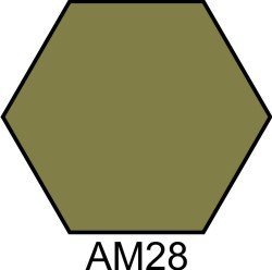Краска акриловая зелено-серая морская матовая Хома (Homa) АМ28 HOM-AM28 фото
