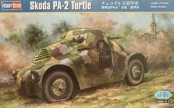Збірна модель Hobby Boss skoda PA-2 - 1:35 масштабна з пластику, військові автомобілі HB83888 фото