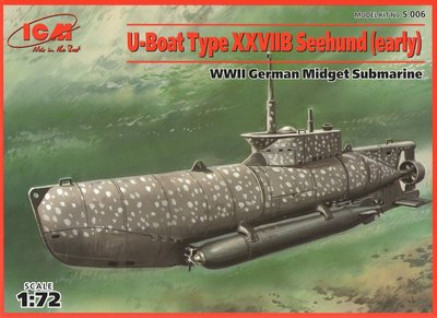 U-boat Type XXVIIB 'Seehund' (ранняя) - 1:72 ICMS006 фото
