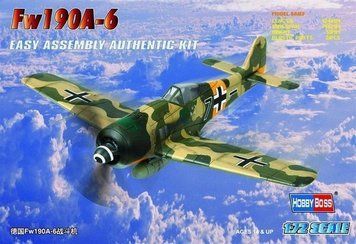 Збірна модель Hobby Boss fw.190A-6 - 1:72 масштабна з пластику, гелікоптери та вертольоти HB80245 фото