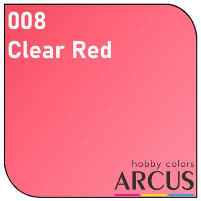 E008 Алкидный прозрачный красный лак ARC-E008 фото