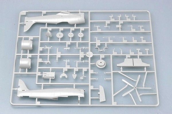 Збірна модель Trumpeter hawker 'Sea Fury' FB.11 - 1:72 масштабна з пластику, гелікоптери та вертольоти TRU01631 фото