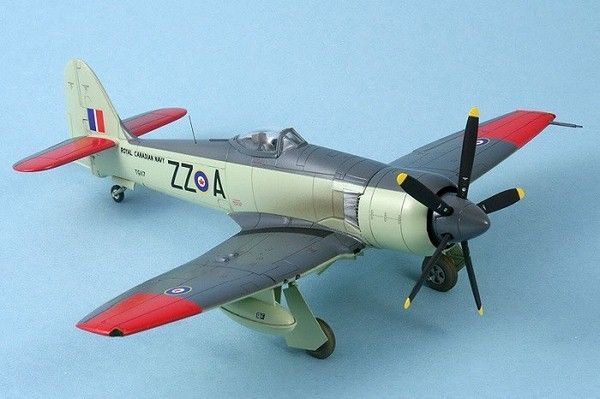 Збірна модель Trumpeter hawker 'Sea Fury' FB.11 - 1:72 масштабна з пластику, гелікоптери та вертольоти TRU01631 фото