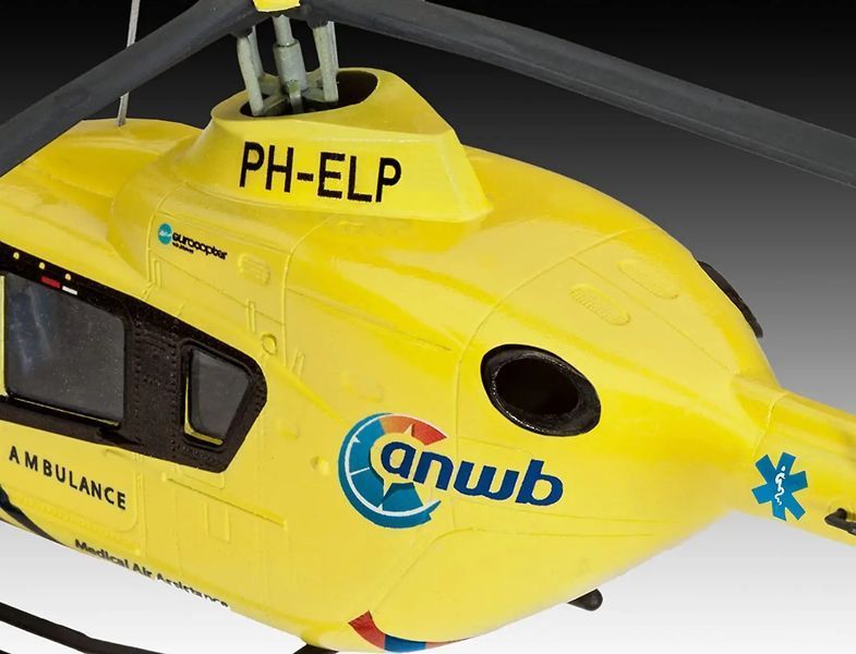 Збірна модель гелікоптера EC135 ANWB 1/72, Revell 04939, цивільна авіація RV04939 фото