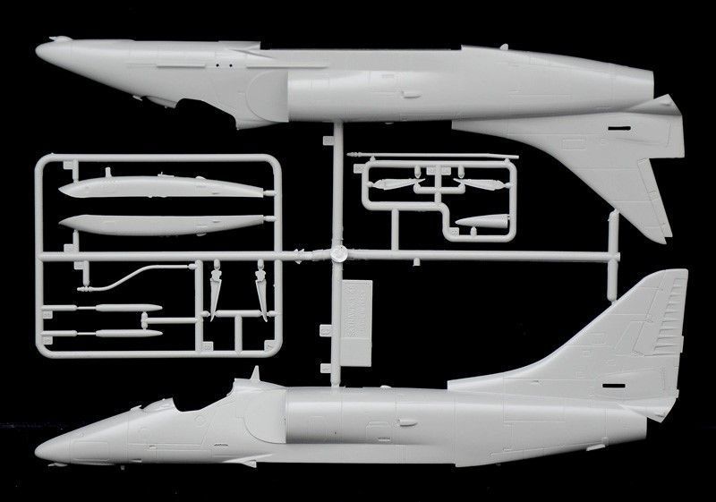 Збірна модель Italeri a-4E/F/G Skyhawk - 1:48 масштабна з пластику, гелікоптери та вертольоти ITL2671 фото