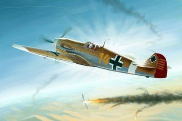 Сборная модель Trumpeter bf 109 F-4/Trop - 1:32 масштабная из пластика, военная авиация до 1945 г. TRU02293 фото