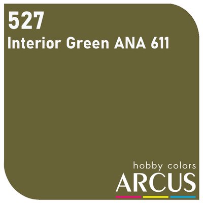 E527 Алкидная эмаль Interior Green ANA 611 ARC-E527 фото
