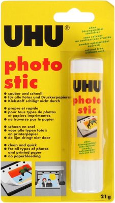 Клеящий карандаш для фото UHU Photo Stick UHU55 фото