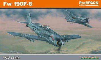 Збірна модель 1:72 винищувача Fw 190F-8 Eduard, військова авіація до 1945 р. EDU70119 фото