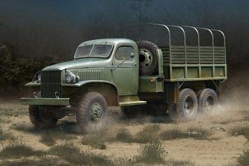 Збірна модель Hobby Boss uS GMC CCKW-352 Steel Cargo Truck - 1:35 масштабна з пластику, військові автомобілі HB83831 фото