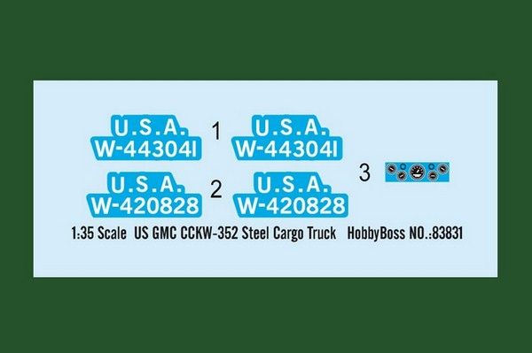 US GMC CCKW-352 Steel Cargo Truck - 1:35 HB83831 фото