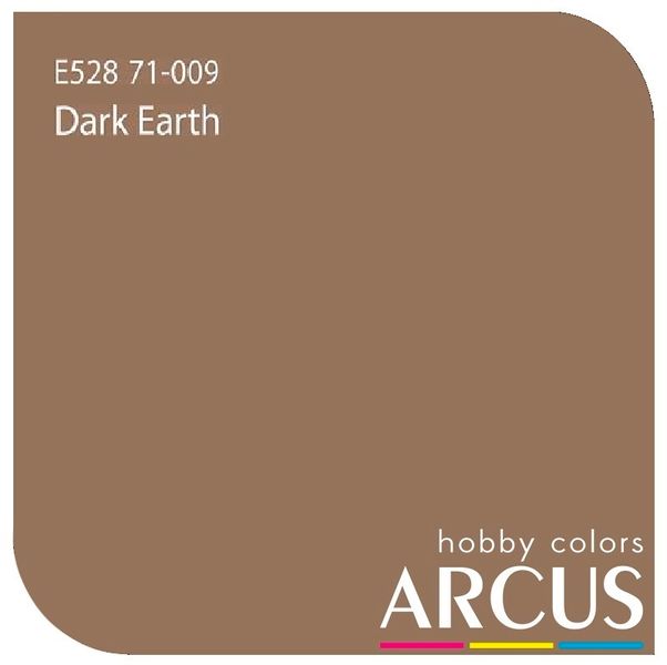 E528 Алкидная эмаль 71-009 Dark Earth ARC-E528 фото