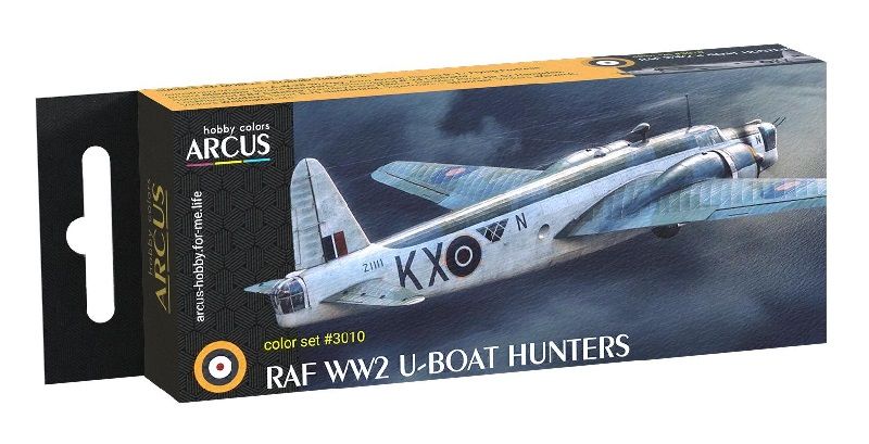 3010 Набор красок 'RAF WW2 U-Boat Hunters' ARC-SET03010 фото