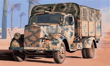 Сборная модель автомобиля Opel Blitz 1/72, Italeri 7014, военные автомобили ITL7014 фото