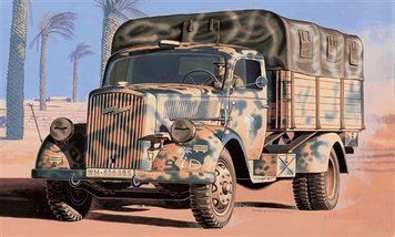Збірна модель автомобіля Opel Blitz 1/72, Italeri 7014, військові автомобілі ITL7014 фото