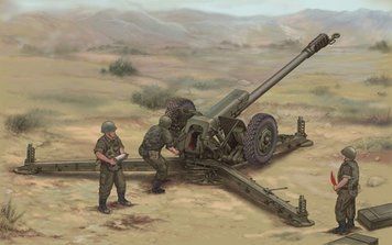 Сборная модель Trumpeter 122-мм Д-30 (поздняя) - 1:35 из пластика, военная артиллерия и ЗРК TRU02329 фото