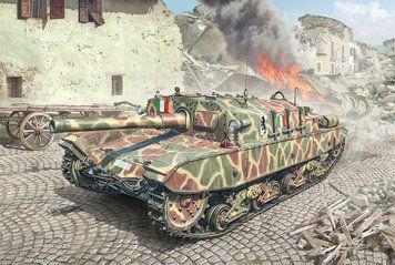 Сборная модель САУ 1:35 Semovente M43 da 105/25 Bassotto, Italeri 6751 ITL6751 фото