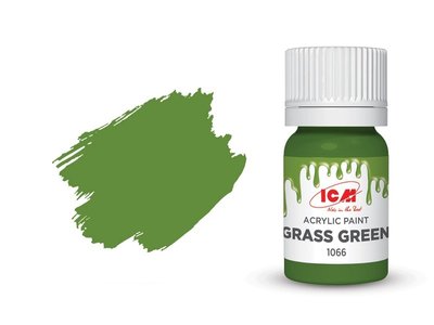 Краска акриловая травяная зелёная полуматовая ICM 1066 ICM01066 фото