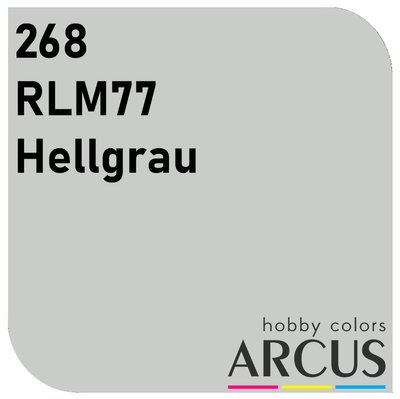 E268 Алкідна емаль RLM 77 Hellgrau Alкідна емаль RLM 77 Hellgrau ARC-E268 фото