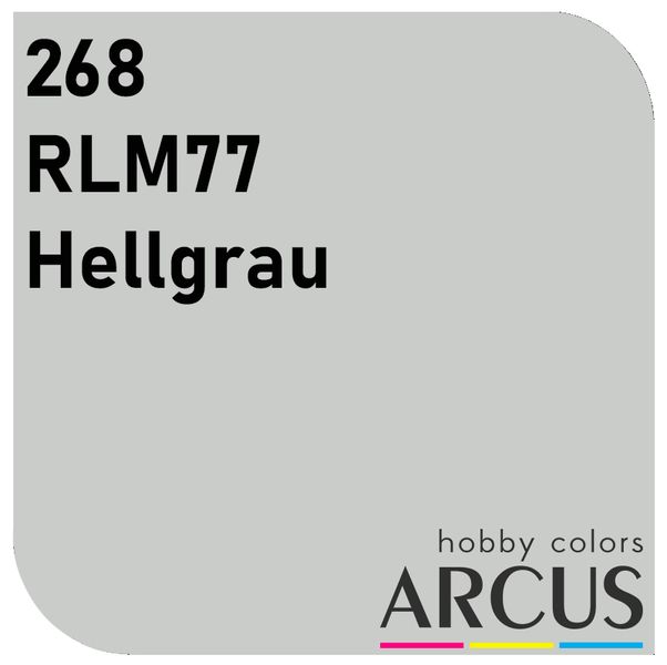 E268 Алкидная эмаль RLM 77 Hellgrau ARC-E268 фото