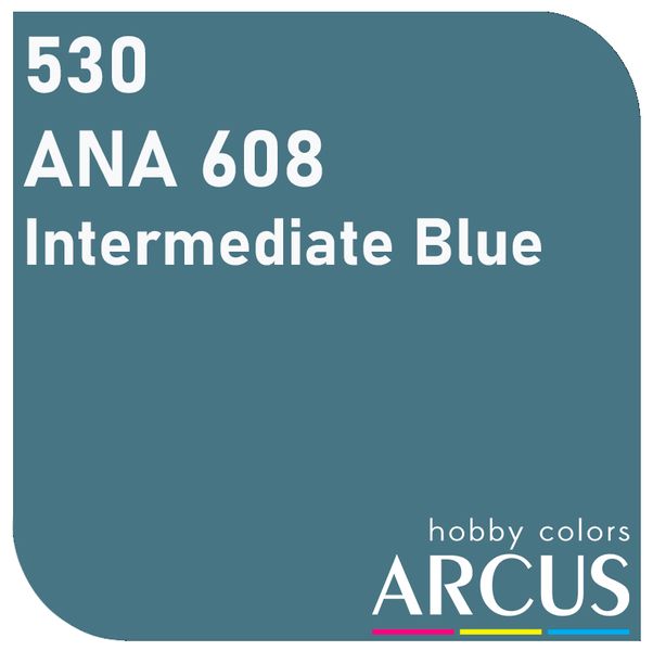 E530 Алкидная эмаль ANA 608 Intermediate Blue ARC-E530 фото