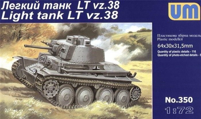 LT vz.38 - 1:72 UM350 фото