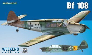 Збірна модель 1:32 літака Bf 108 Eduard, військова авіація до 1945 р. EDU3404 фото
