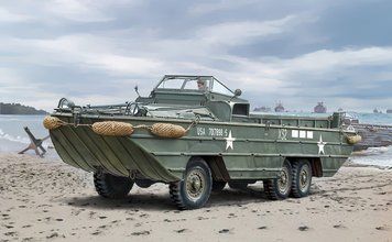 Збірна модель автомобіля DUKW 2 1/2 ton GMC "D-Day 80&deg; Anniversary" 1/72, Italeri 7022, військові автомобілі ITL7022 фото