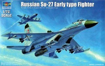 Сборная модель Trumpeter су-27 (ранний) - 1:72 пластиковая, геликоптеры и вертолеты TRU01661 фото