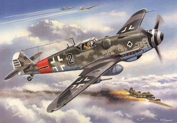 Збірна модель 1:48 винищувача Bf 109G-6/R3/R6 Unimodels, військова авіація до 1945 р. UM410 фото