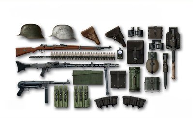 Вооружение и амуниция немецкой пехоты - 1:35 ICM35638 фото