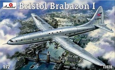 Сборная модель 1:72 самолета Bristol Brabazon I AMO72028 фото