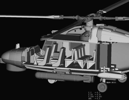 Сборная модель вертолета Westland Lynx MK.90 1/72, Hobby Boss 87240, гражданская авиация HB87240 фото