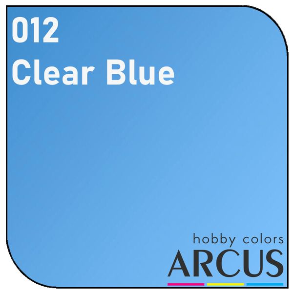 E012 Алкидный прозрачный голубой лак ARC-E012 фото