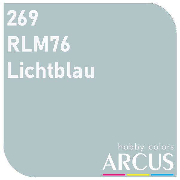 E269 Алкідна емаль RLM 76 Lichtblau ARC-E269 фото