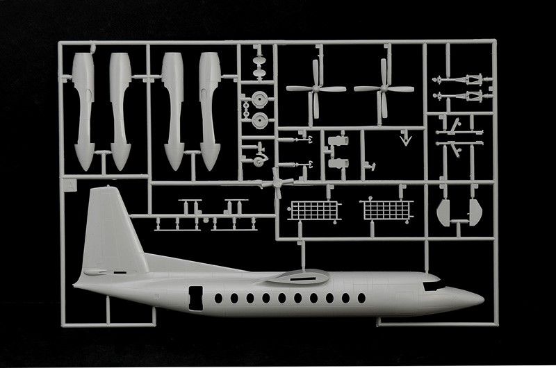 Збірна модель 1:72 літака Fokker F27 Friendship ITL1455 фото