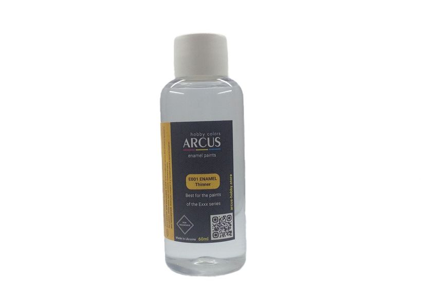 Розчинник для емалевих фарб Arcus 60 мл ARC-E001 фото