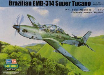 Збірна модель Hobby Boss eMB-314 Super Tucano - 1:48 масштабна з пластику, гелікоптери та вертольоти HB81727 фото