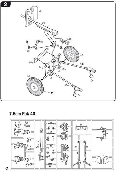 Сборная модель пушек PAK35, PAK40, FLAK38 1/72, Italeri 7026, военная артиллерия и ЗРК ITL7026 фото