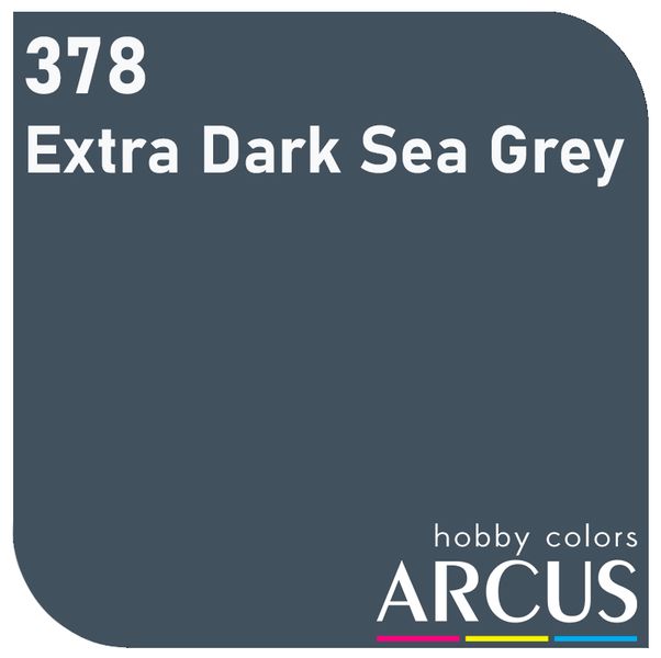 E378F Алкідна емаль Extra Dark Sea Grey Alкідна емаль Extra Dark Sea Grey ARC-E378 фото