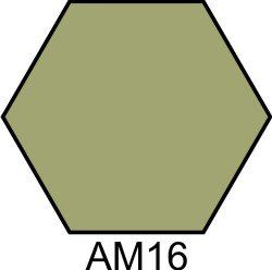АМ16 Краска акриловая зелено-серая матовая HOM-AM16 фото